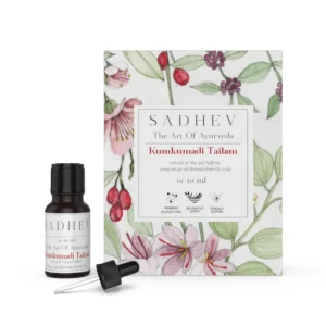 Tienda online de belleza y salud KumKumadi Tailam Oil and box 10ml.6 scaled 1