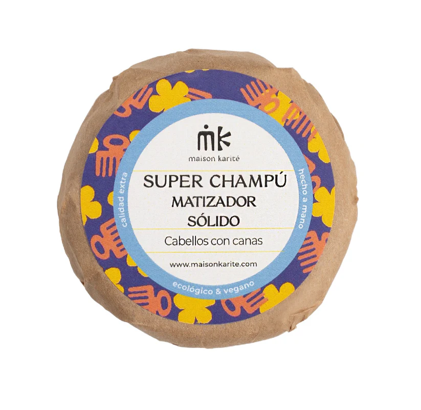 Productos De Belleza Y Salud Champú Sólido Matizador Pelo Blanco Zerowaste Maison Karité 2 Champú Sólido Matizador Pelo Blanco ZeroWaste Maison Karité - Imagen 2