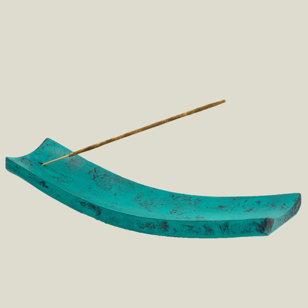 Productos De Belleza Y Salud Porta Incienso Madera De Mango 4 Porta Incienso Verde